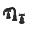 Rubinet Widespread Lav. Set. (less drain) Matt Black