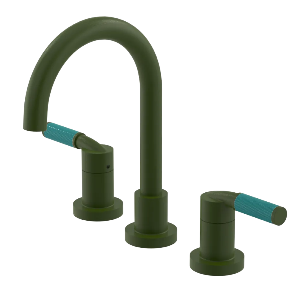 Rubinet Widespread Lav. Set. (less drain) Green Envy