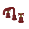 Rubinet Widespread Lav. Set. (less drain) Maroon