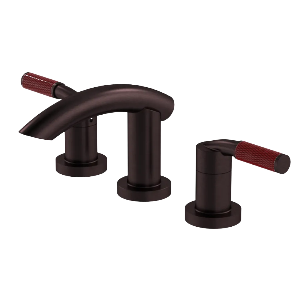 Rubinet Widespread Lav. Set. (less drain) Oil Rubbed Bronze