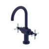 Rubinet Single Hole Dual Handle Lav. Set with LaSalle Spout (less drain) Midnight Blue