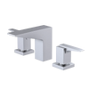 Rubinet Widespread Lav. Set. (less drain) Satin Chrome