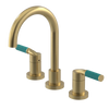 Rubinet Widespread Lav. Set. (less drain) Satin Brass