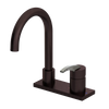 Rubinet 4" Centre Single Control Lav. Set. (less drain) Oil Rubbed Bronze