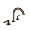 Baril 8" c/c lavatory faucet, drain included