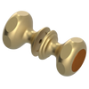 Rubinet Shower Door Knob (set) Satin Brass