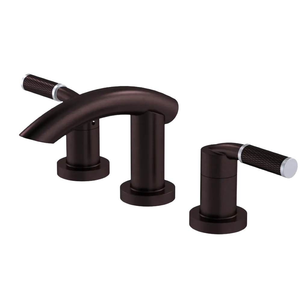 Rubinet Widespread Lav. Set. (less drain) Oil Rubbed Bronze