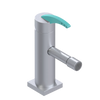 Rubinet Single Control Bidet Fitting (less drain) Satin Chrome