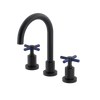 Rubinet Widespread Lav. Set. (less drain) Matt Black