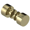 Rubinet Shower Door Knob (set) Natural Brass