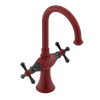 Rubinet Single Hole Dual Handle Lav. Set. (less drain) Maroon