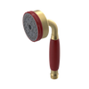 Rubinet 3 Function Hand Held Shower Only Satin Brass