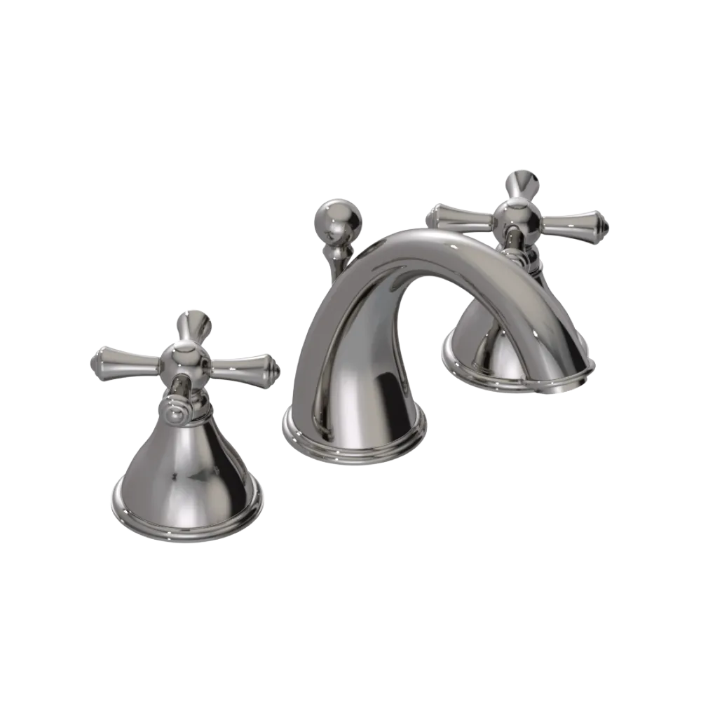 Rubinet Widespread Lav. Set. (less drain) Polished Nickel