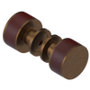 Rubinet Shower Door Knob (set) Tuscan Brass
