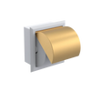Rubinet RECESSED TOILET PAPER HOLDER White