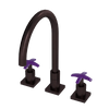 Rubinet Widespread Kitchen Set Oil Rubbed Bronze