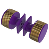 Rubinet Shower Door Knob (set) Purple Haze