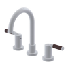 Rubinet Widespread Lav set (less drain) White