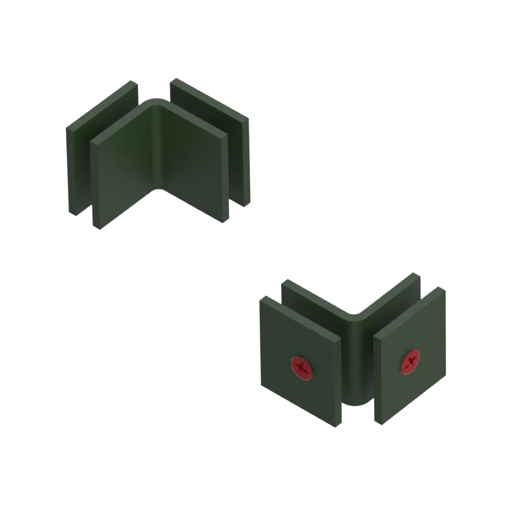 Rubinet 90 Glass to Glass Open Face Green Envy