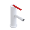 Rubinet Single Control Bidet Fitting (less drain) Matt White