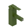 Rubinet Single Control Bidet Fitting (less drain) Green Envy