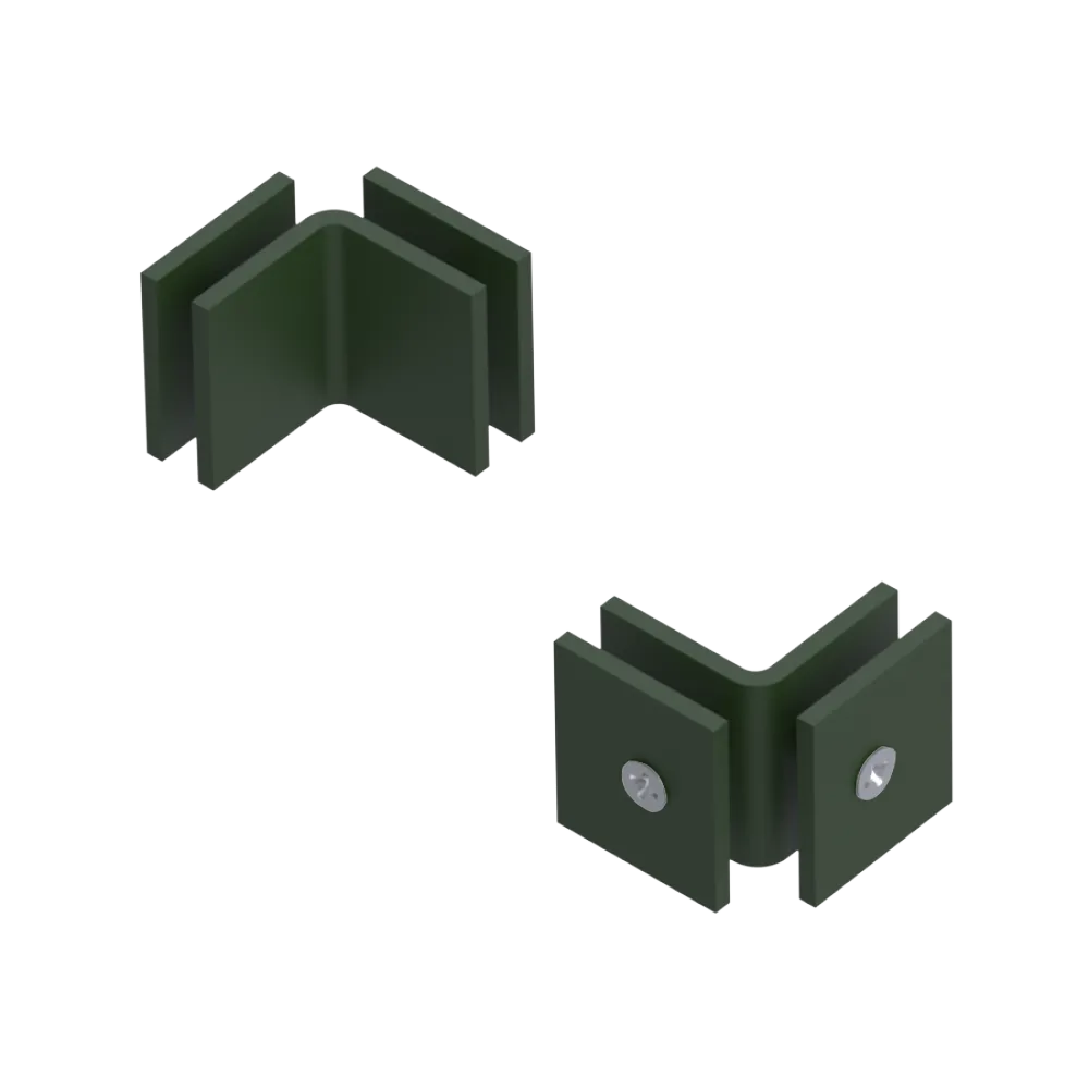 Rubinet 90 Glass to Glass Open Face Green Envy