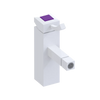 Rubinet Single Control Bidet Fitting (less drain) White