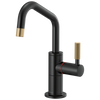 Brizo Instant Hot Faucet With Angled Spout And Knurled Handle