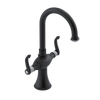 Rubinet Single Hole Dual Handle Lav. Set. (less drain) Matt Black