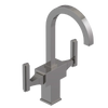Rubinet Single Hole Dual Handle Lav. Set. (less drain) Polished Nickel