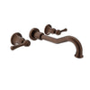 Baril Wall-mounted lavatory faucet, drain not included