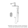 Baril Complete thermostatic pressure balanced shower kit without handle