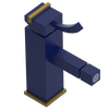 Rubinet Single Control Bidet Fitting (less drain) Midnight Blue