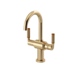 Rubinet Single Hole Dual Handle Lav. Set. (less drain) Gold
