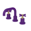 Rubinet Widespread Lav. Set. (less drain) Purple Haze