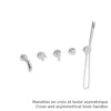 Baril Complete thermostatic shower kit without handle