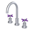 Rubinet Widespread Kitchen Set with LaSalle Spout Satin Chrome