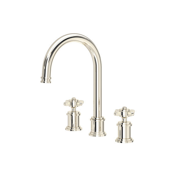 Perrin & Rowe Armstrong Widespread Bathroom Faucet With C-Spout