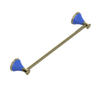 Rubinet Towel Bar 18" Natural Brass