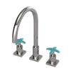 Rubinet Widespread Kitchen Set Polished Nickel
