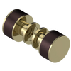 Rubinet Shower Door Knob (set) Natural Brass