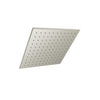 Baril Square 12" anti-limestone shower head