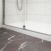 Kalia Balancia 60” x 79” sliding shower door with 36” return panel – DR1853/DR1854-115-003/DR1856
