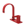Rubinet 4" Centre Single Control Lav. Set (less drain) Red