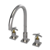 Rubinet Widespread Kitchen Set Polished Nickel