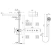 Aquaflo Opulence Premium 3-Way Thermostatic Shower Set