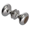 Rubinet Shower Door Knob (set) Polished Nickel