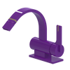 Rubinet Single Control Bidet Fitting (less drain) Purple Haze