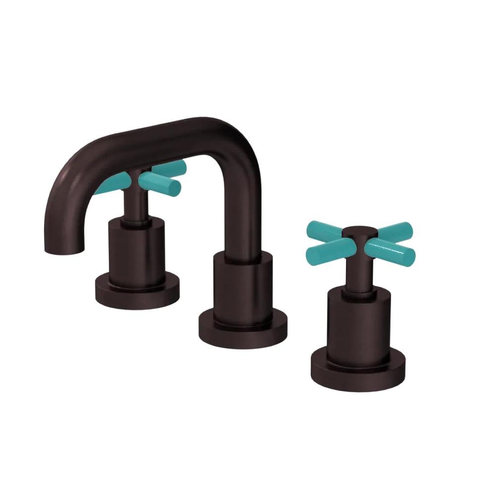 Rubinet Widespread Lav. Set. (less drain) Oil Rubbed Bronze
