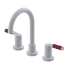 Rubinet Widespread Lav set (less drain) White